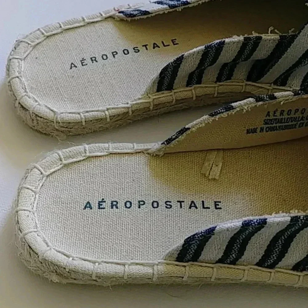 Aeropostale striped espadrille